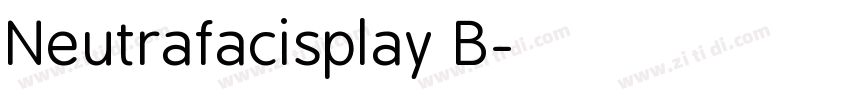 Neutrafacisplay B字体转换